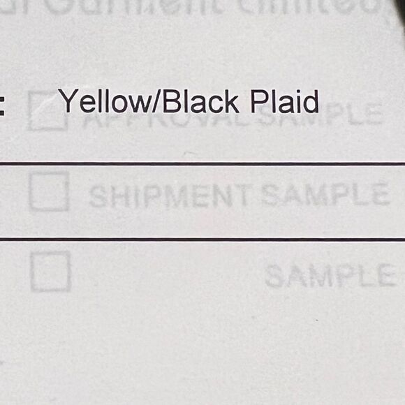 Runway Newyork Black and yellow plaid Jacket - Winter Fall size S NWT - Picture 4 of 4